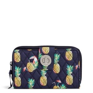 Vera Bradley Toucan Party RFID Turnlock Wallet
